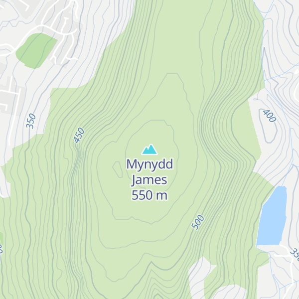 Map of Mynydd James