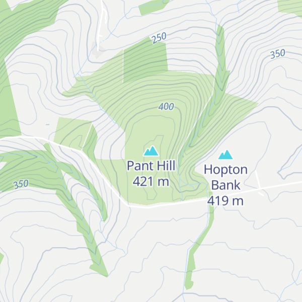Map of Pant Hill