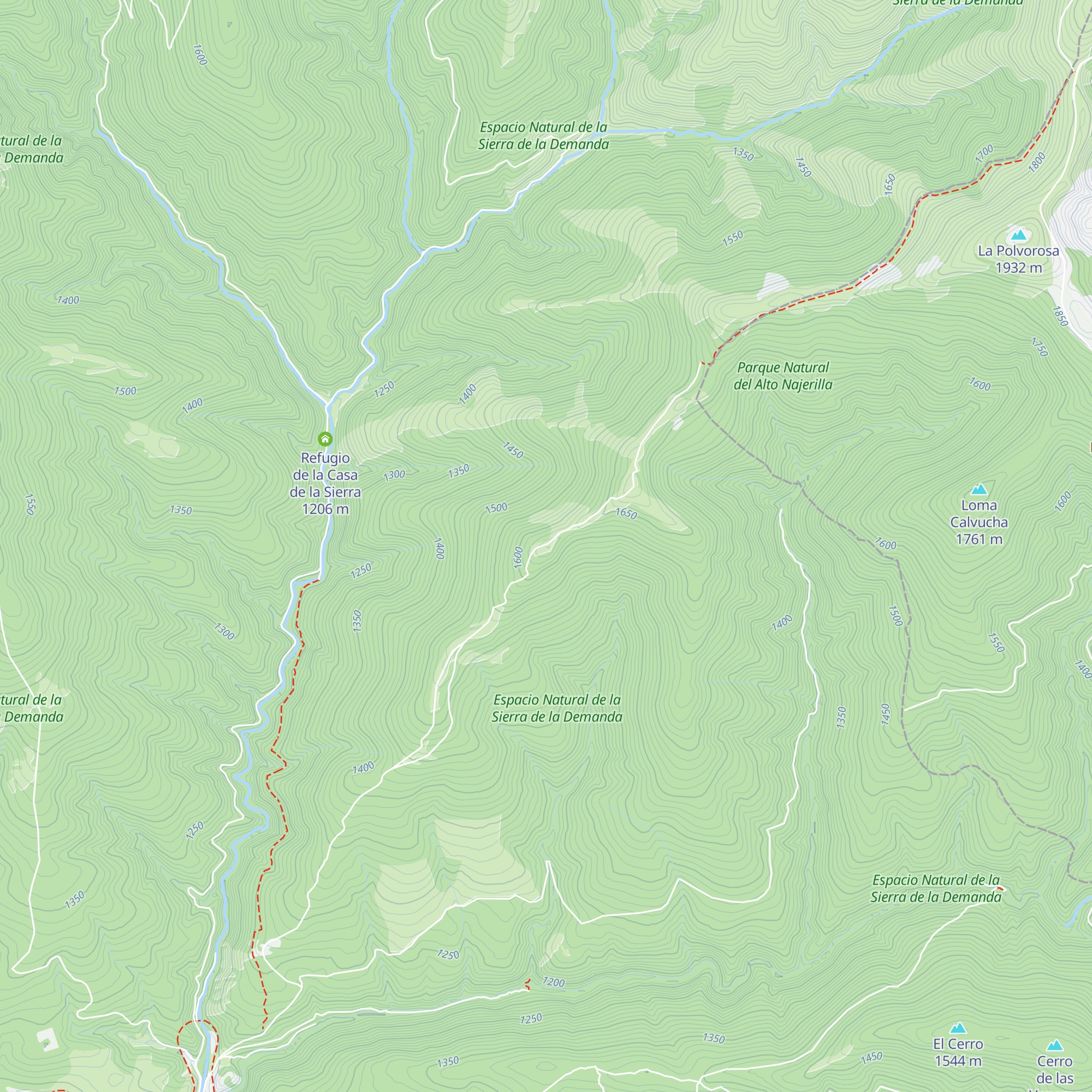 Refugio Guariste map