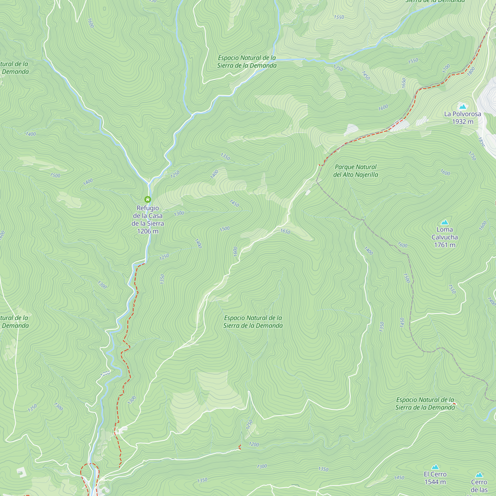 Refugio Guariste map