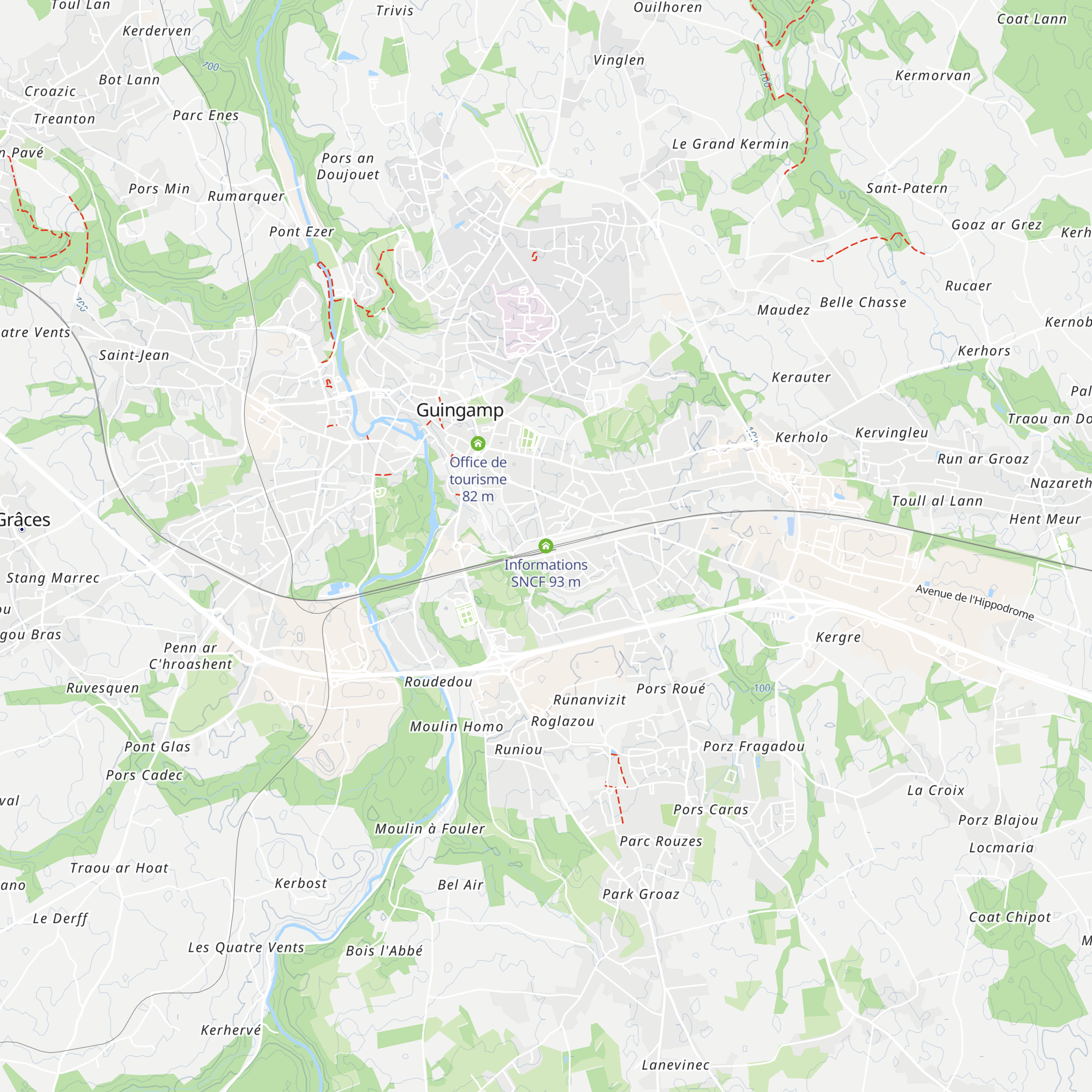 Informations SNCF map