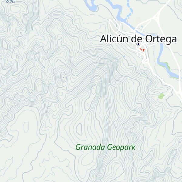 Map of Cerro de Alicún