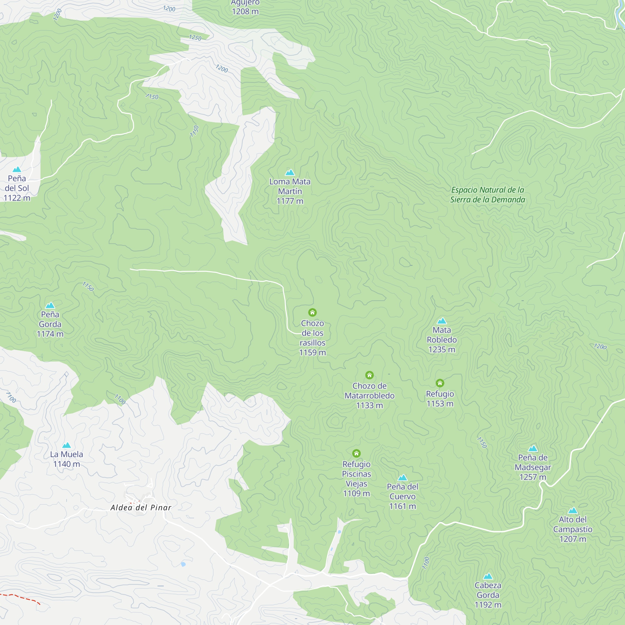 Chozo de los rasillos map