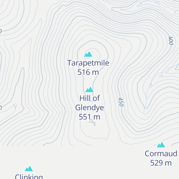 Map of Hill of Glendye