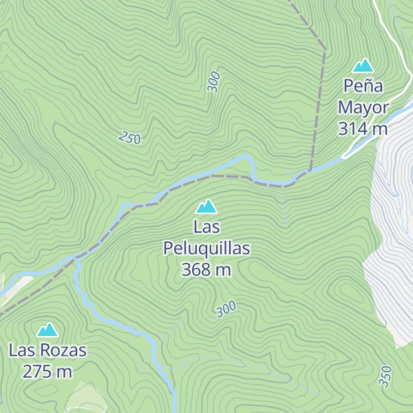 Map of Las Peluquillas