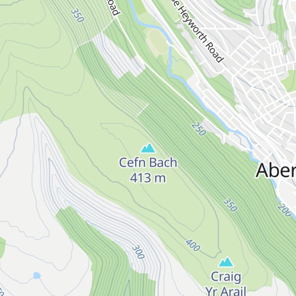 Map of Cefn Bach