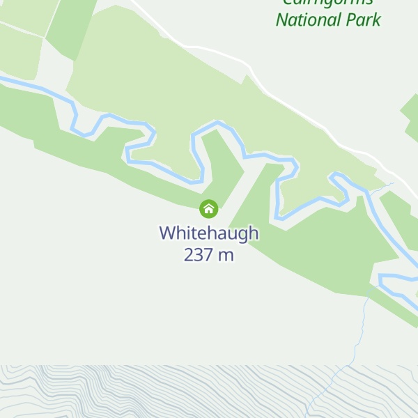 Map of Whitehaugh