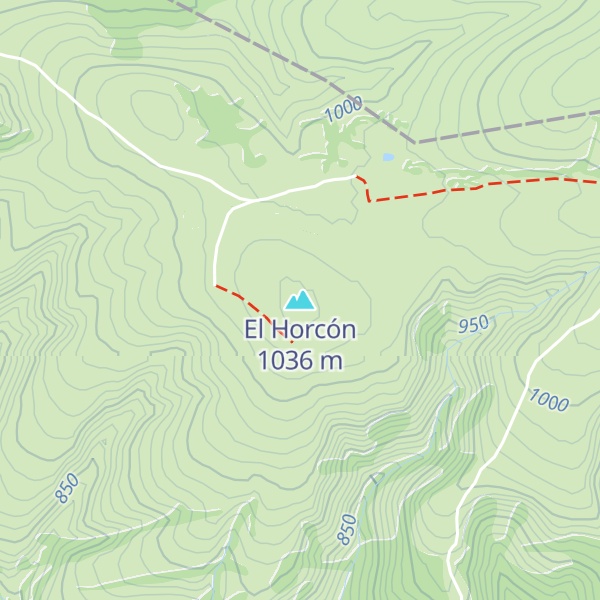 Map of El Horcón