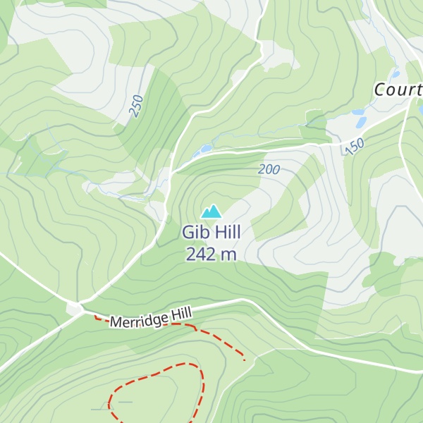 Map of Gib Hill