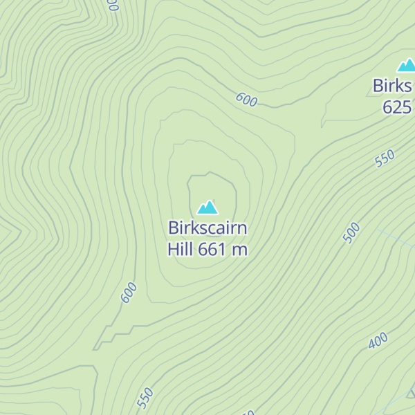Map of Birkscairn Hill