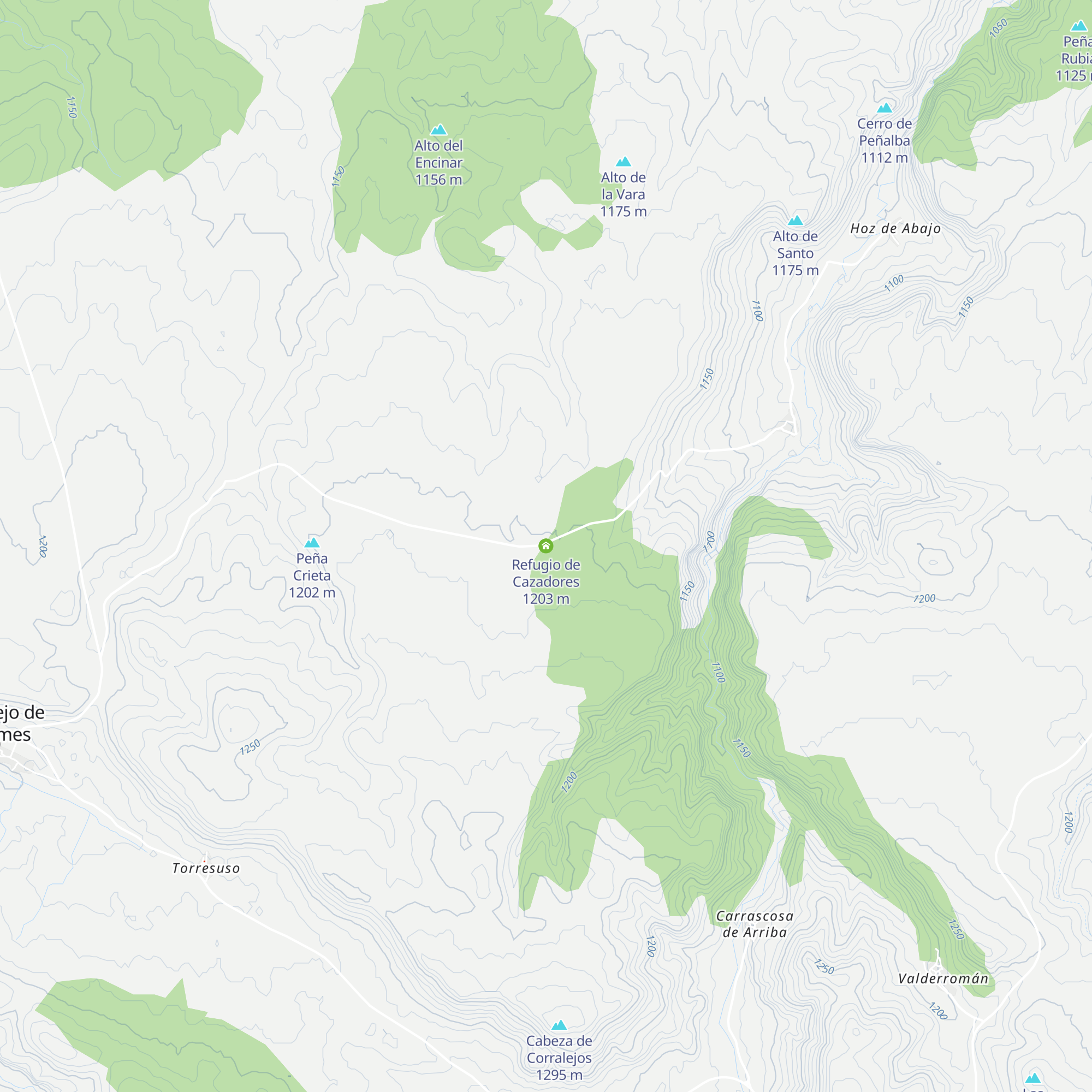 Refugio de Cazadores map