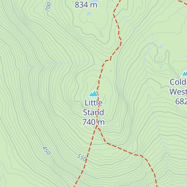 Map of Little Stand