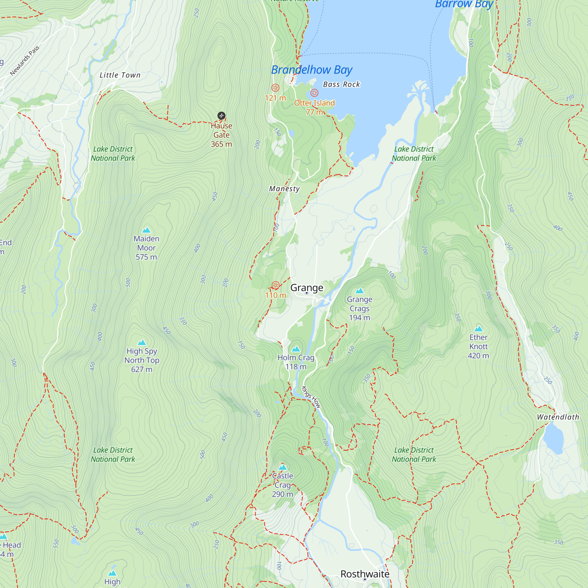 Grange Old School map