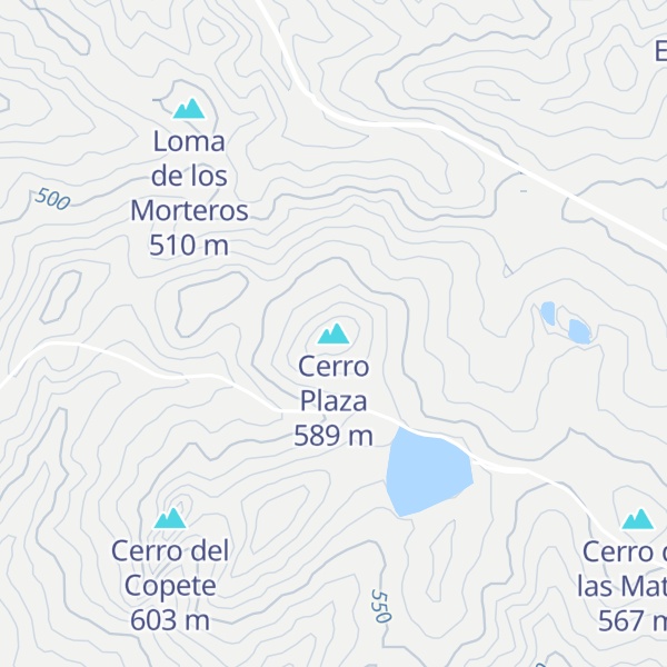 Map of Cerro Plaza
