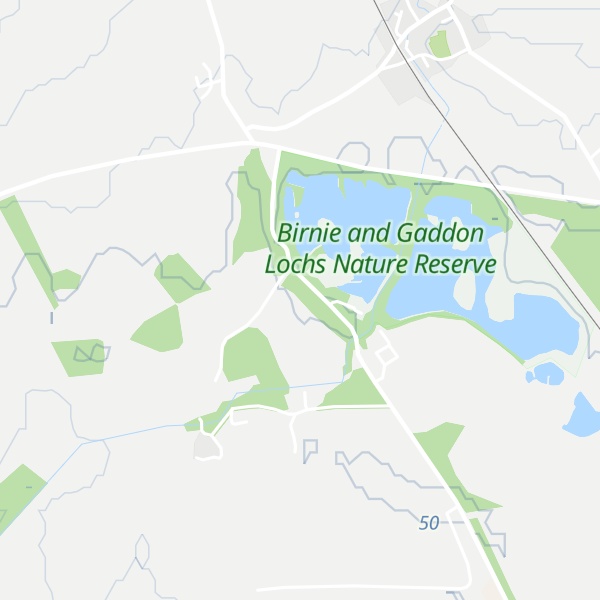 Map of Birnie Hill