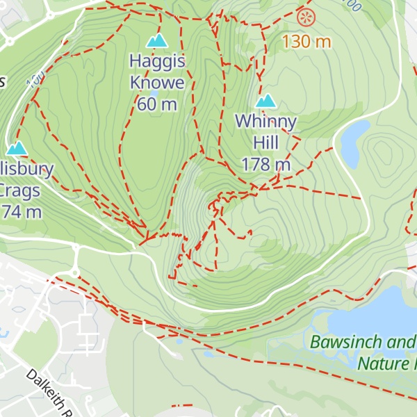 Map of Arthur's Seat