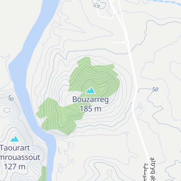 Map of Bouzarreg