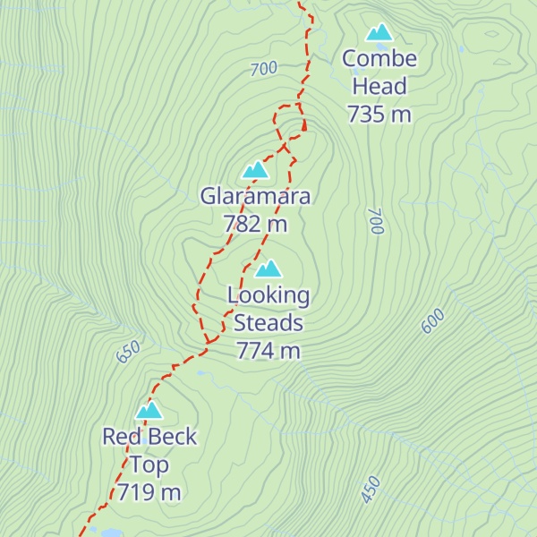 Map of Looking Steads