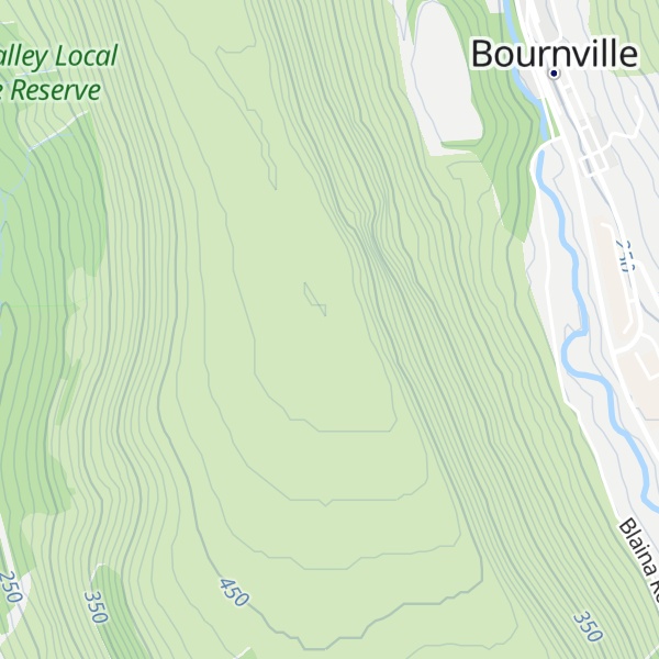 Map of Darren Ddu