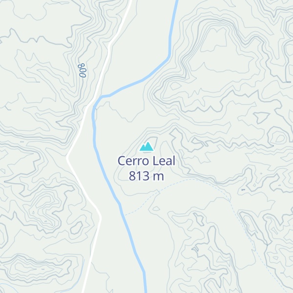 Map of Cerro Leal