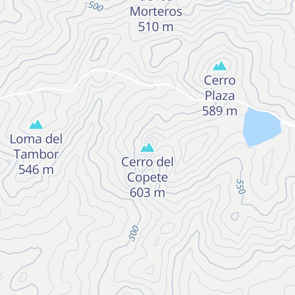 Map of Cerro del Copete
