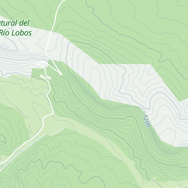 Map of Refugio Cabeza la Gayuba