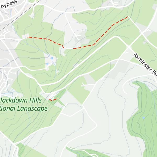 Map of Honiton Hill