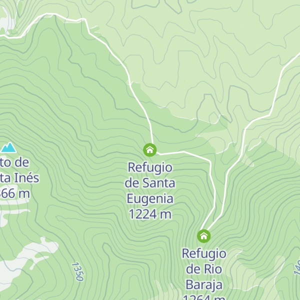 Map of Refugio de Santa Eugenia