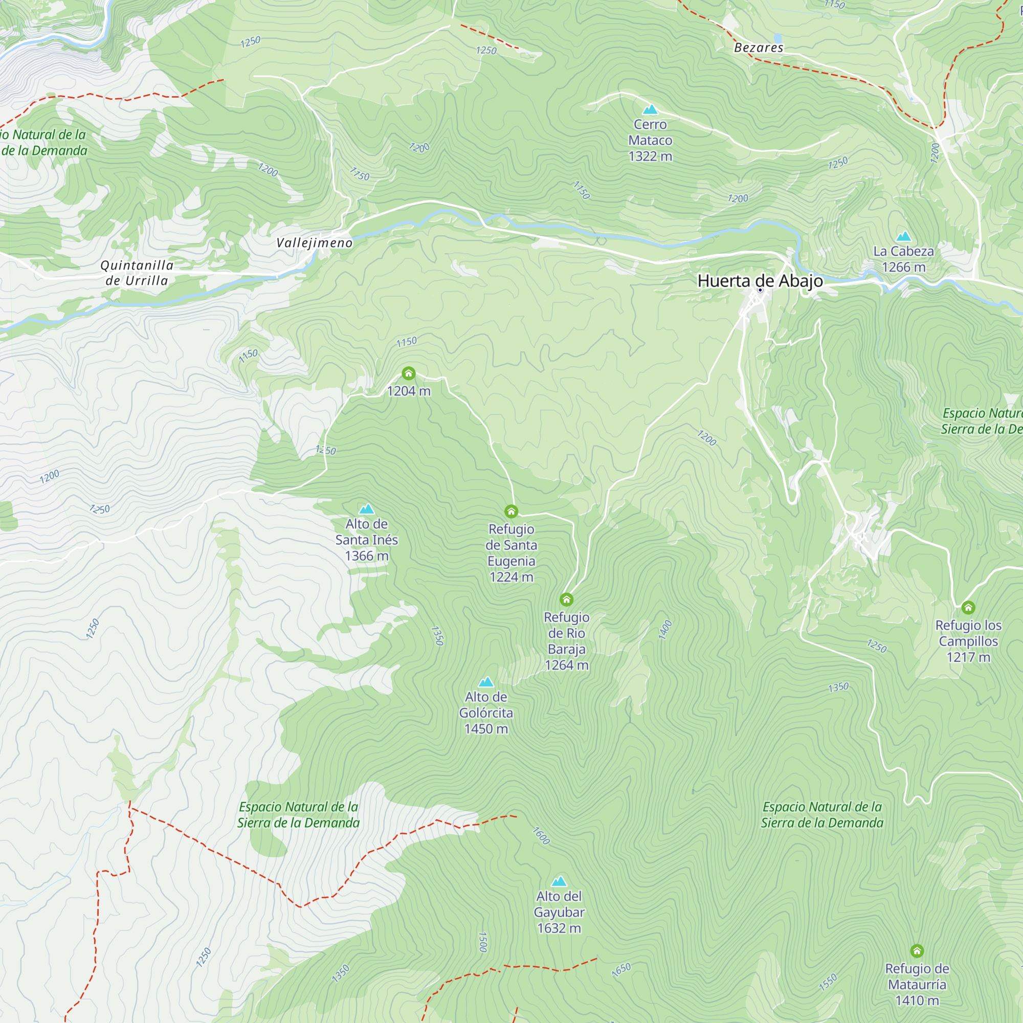 Refugio de Santa Eugenia map