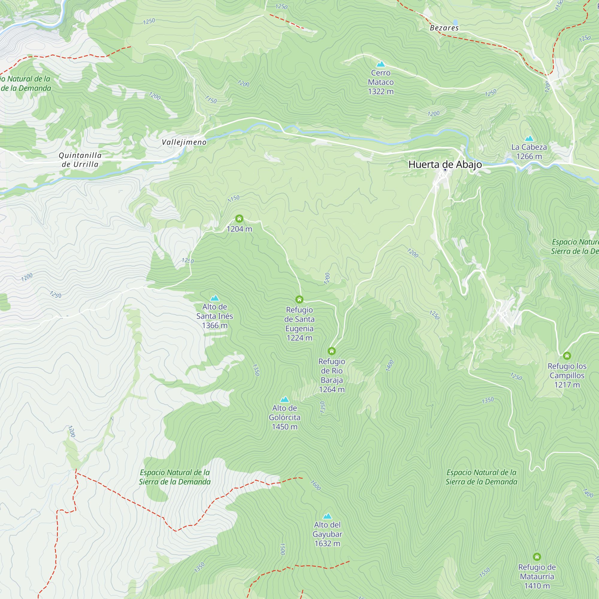Refugio de Santa Eugenia map