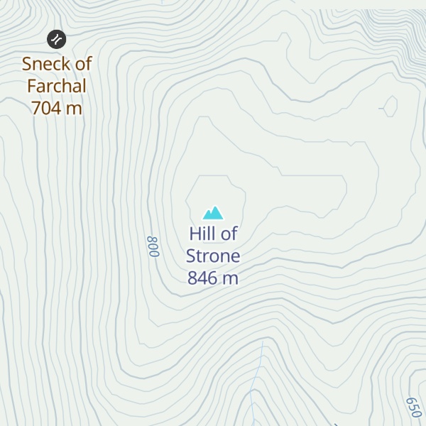 Map of Hill of Strone
