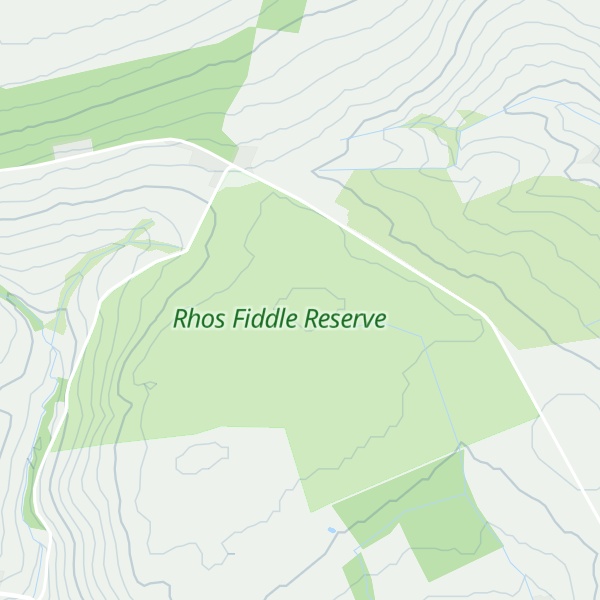 Map of Rhos Fiddle