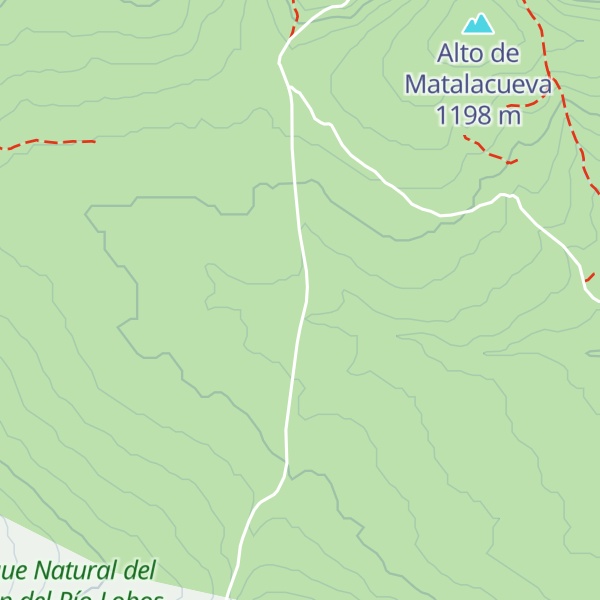 Map of Refugio de Vallejo de la Sierra