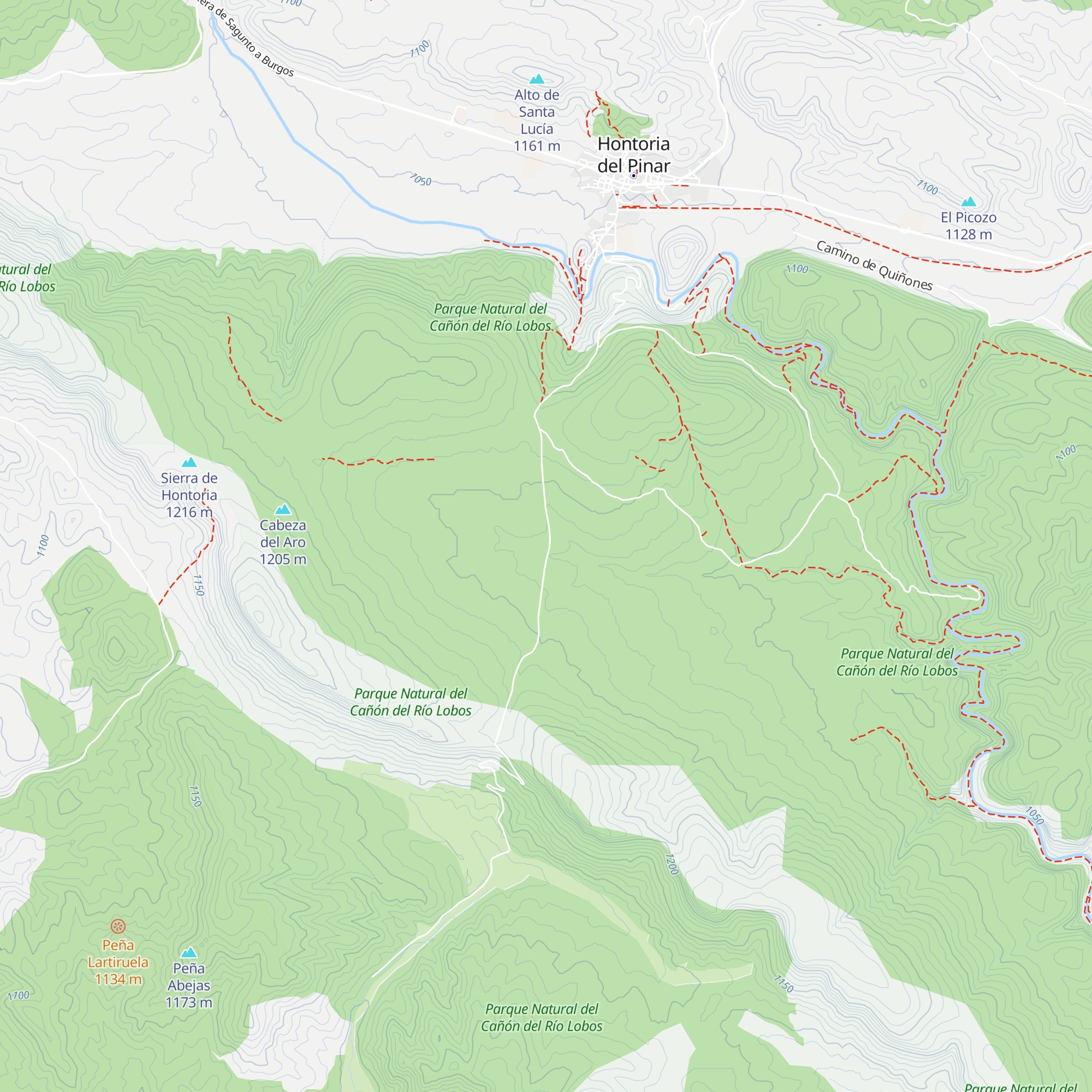 Refugio de Vallejo de la Sierra map