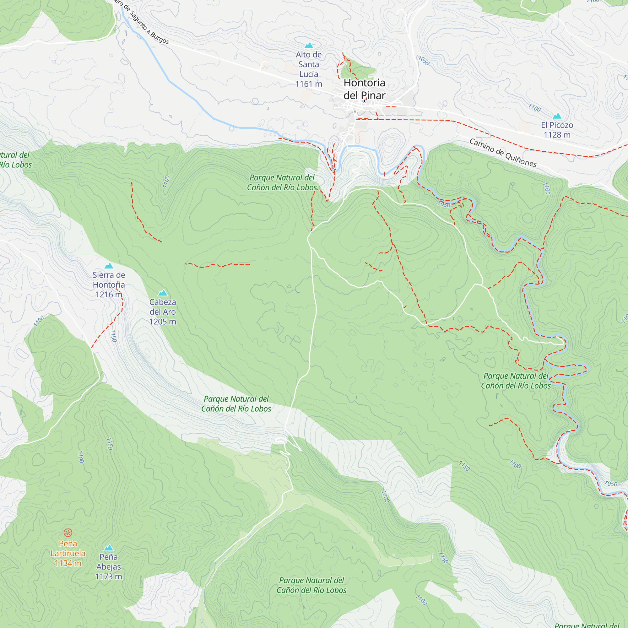 Refugio de Vallejo de la Sierra map