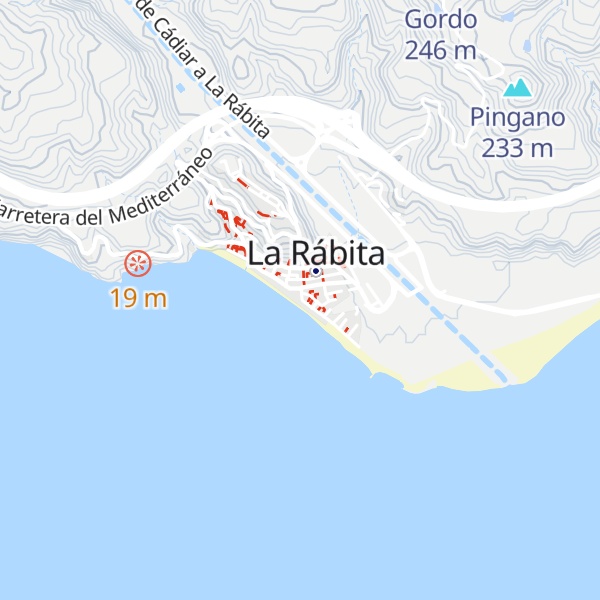 Map of Información Turística