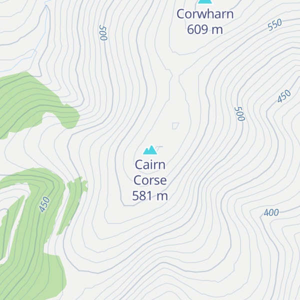 Map of Cairn Corse