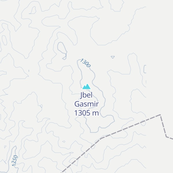 Map of Jbel Gasmir