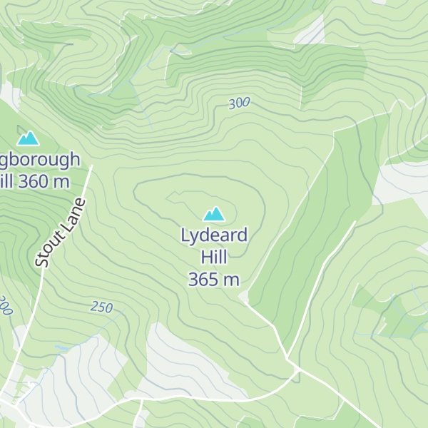 Map of Lydeard Hill