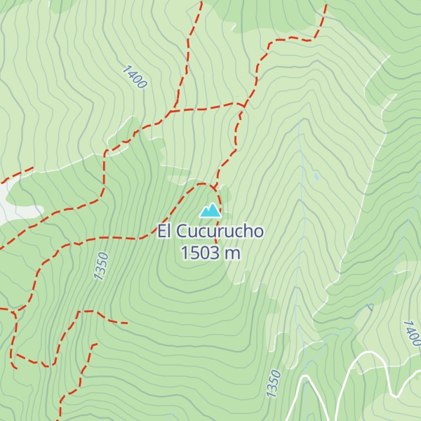 Map of El Cucurucho