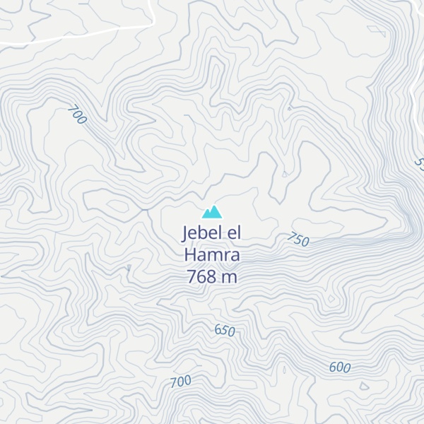 Map of Jebel el Hamra