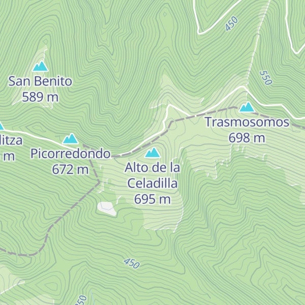 Map of Alto de la Celadilla