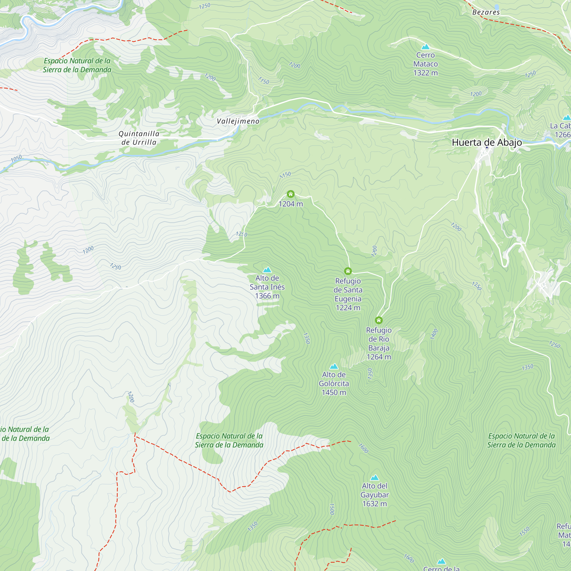 Refugio de cazadores map