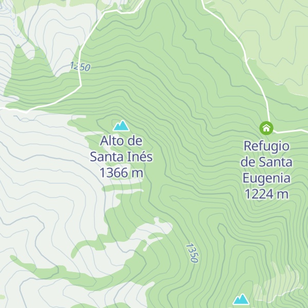 Map of Refugio de cazadores