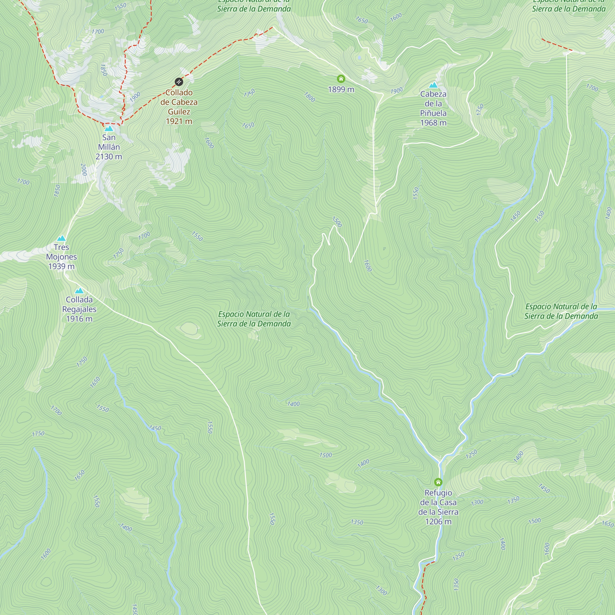 Refugio de Morales map