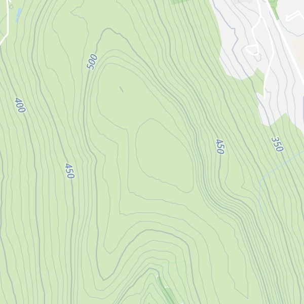 Map of Mynydd Carn-Y-Cefn