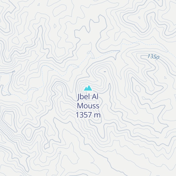 Map of Jbel Al Mouss