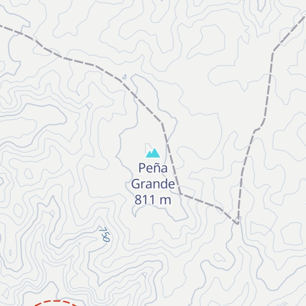 Map of Peña Grande