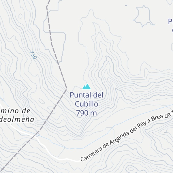 Map of Puntal del Cubillo