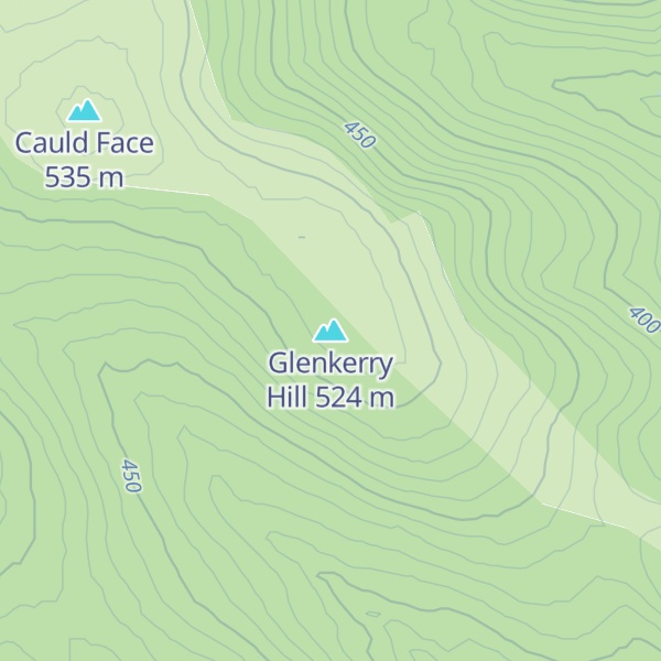 Map of Glenkerry Hill